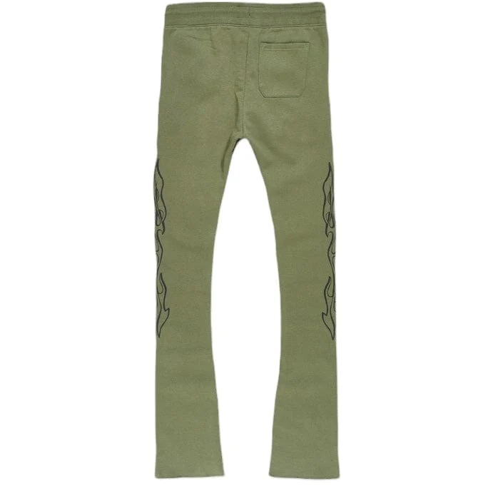 Jordan Craig Paradise Tour Stacked Sweatpants (Sage) 8241L - Image 4
