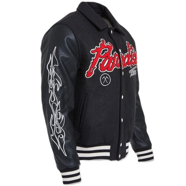 Jordan Craig Paradise Tour Varsity Jacket (Black) 91632 - Image 7