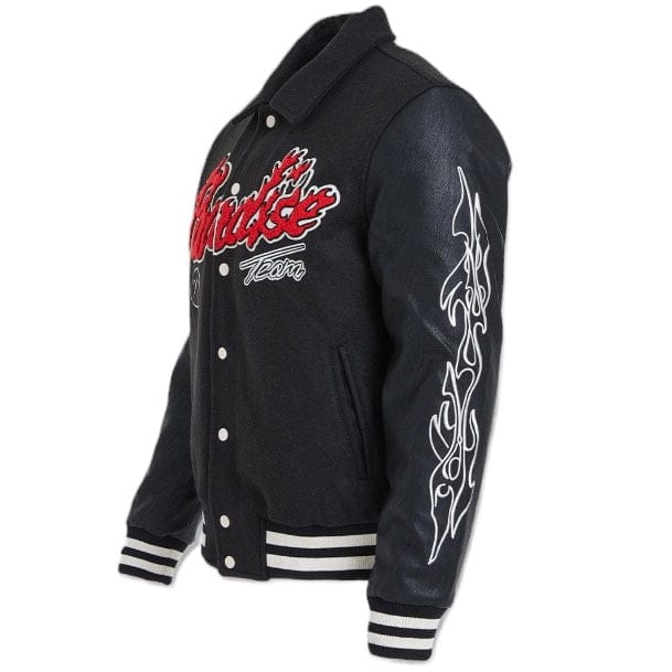 Jordan Craig Paradise Tour Varsity Jacket (Black) 91632 - Image 8