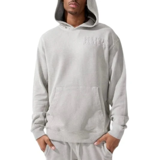 Jordan Craig Paradise Washed Pullover Hoodie (Light Grey) 9117H
