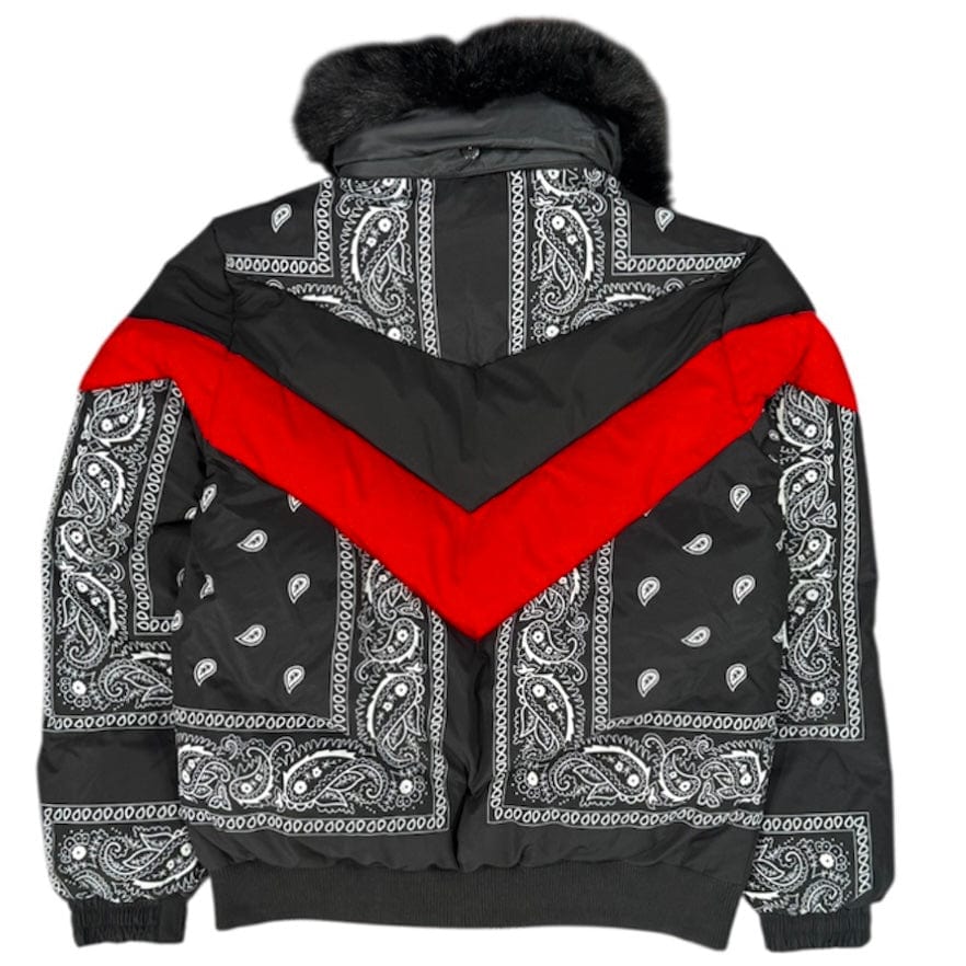 Jordan Craig Represent Bomber Jacket (Black) 91546P - Image 2