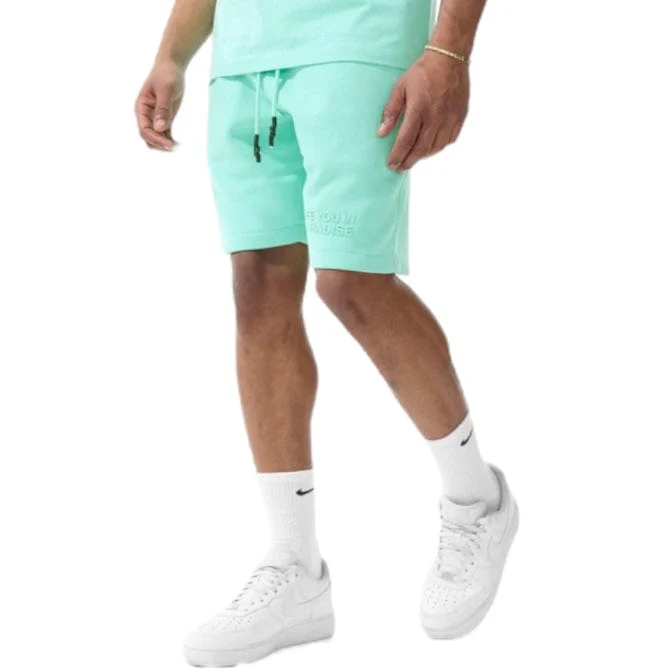 Jordan Craig Retro Paradise Tonal Shorts (Aqua) 9151S - Image 3