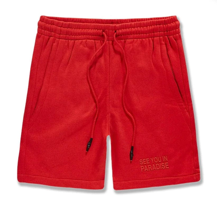 Jordan Craig Retro Paradise Tonal Shorts (Red) 9151S - Image 2