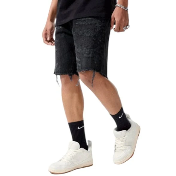 Jordan Craig Retro Riverside Denim Shorts (Black Shadow) J3218S