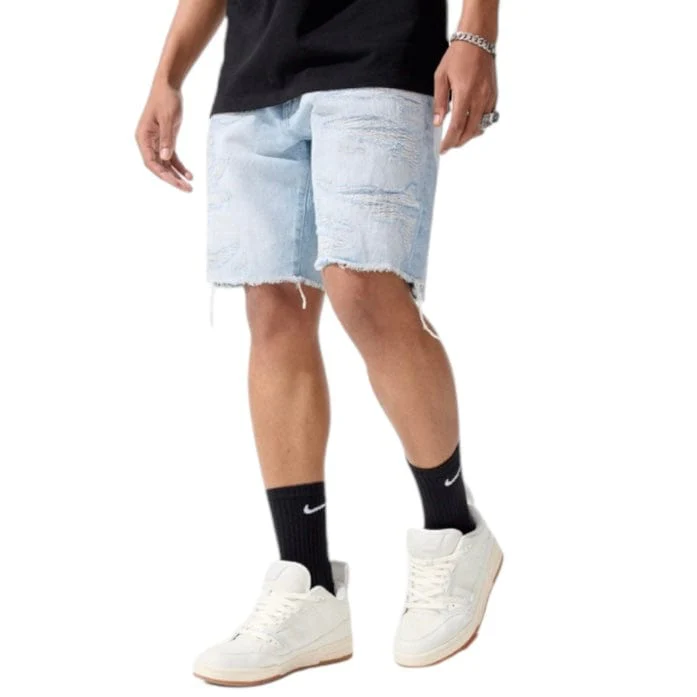 Jordan Craig Retro Riverside Denim Shorts (Iced White) J3218S