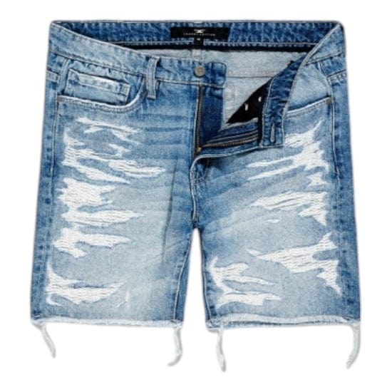 Jordan Craig Retro Riverside Denim Shorts (Studio Blue) J3218S - Image 2