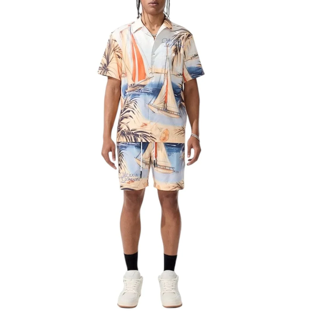 Jordan Craig Retro Wanderlust Party Short & Shirt Set (Lauderdale) 2060-2060S