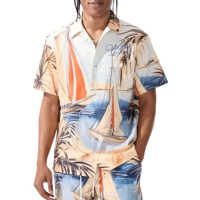 Jordan Craig Retro Wanderlust Party Short & Shirt Set (Lauderdale) 2060-2060S - Image 2