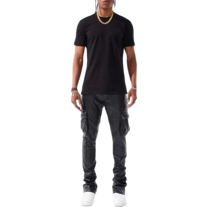 Jordan Craig Ross Stacked Billie Jean Cargo Pants (Black) JRF9379 - Image 2