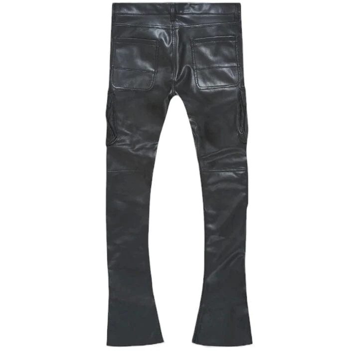 Jordan Craig Ross Stacked Billie Jean Cargo Pants (Black) JRF9379 - Image 4