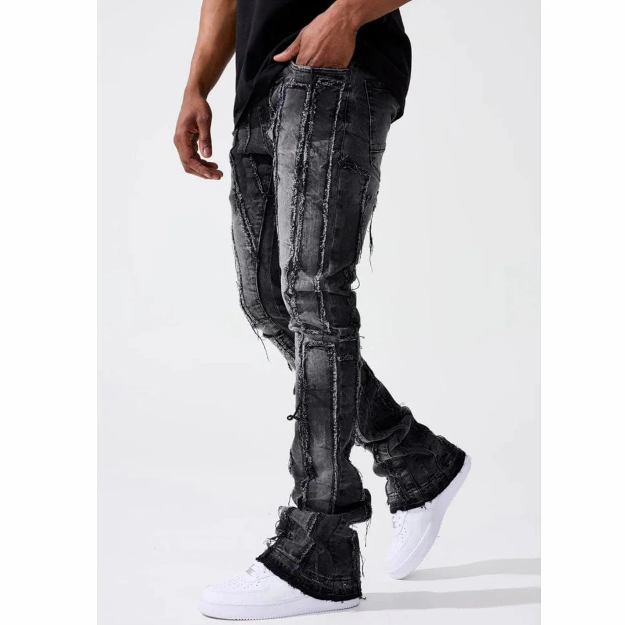 Jordan Craig Ross Stacked Brazen Denim (Industrial Black) JRF1107 - Image 2