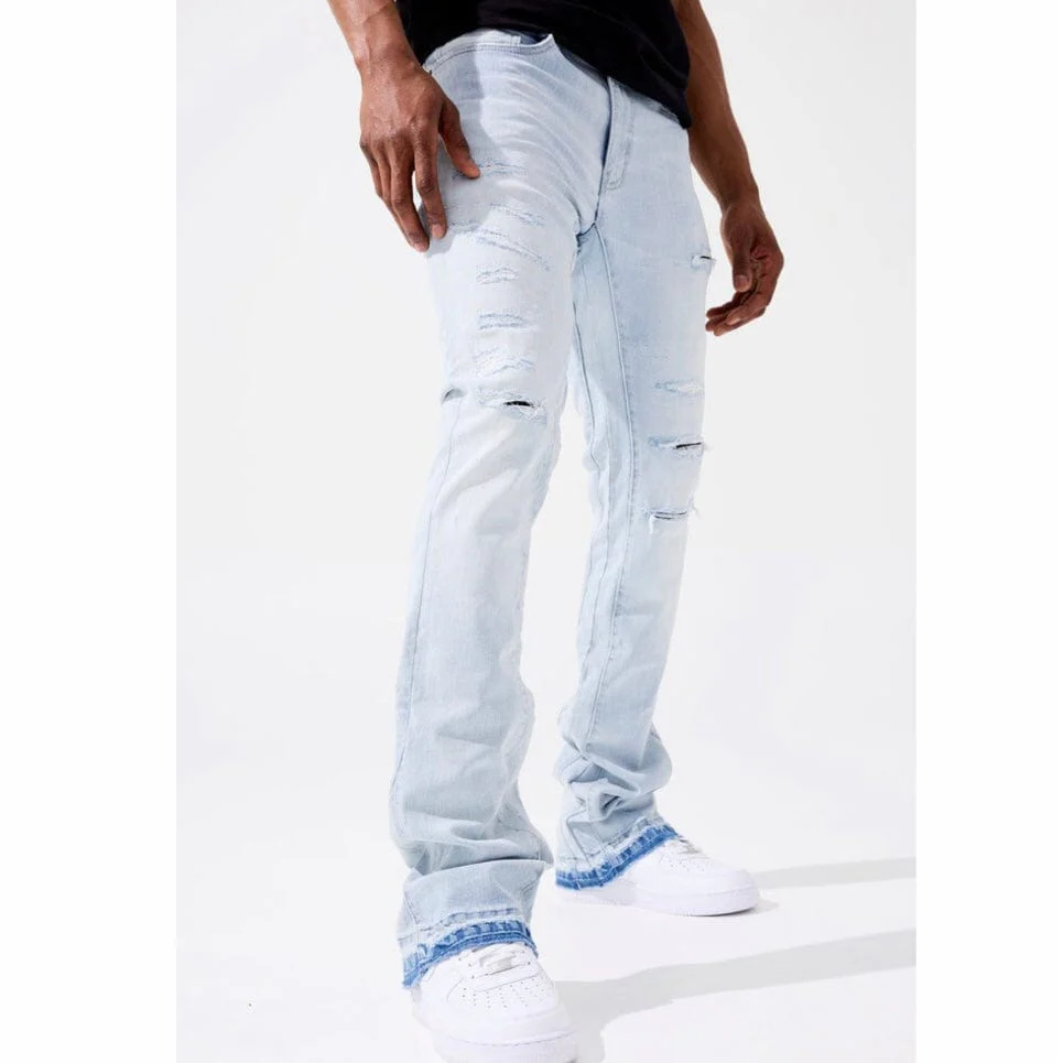 Jordan Craig Theo Stacked Lansing Denim Jean (Iced White) JRF1097 - Image 2