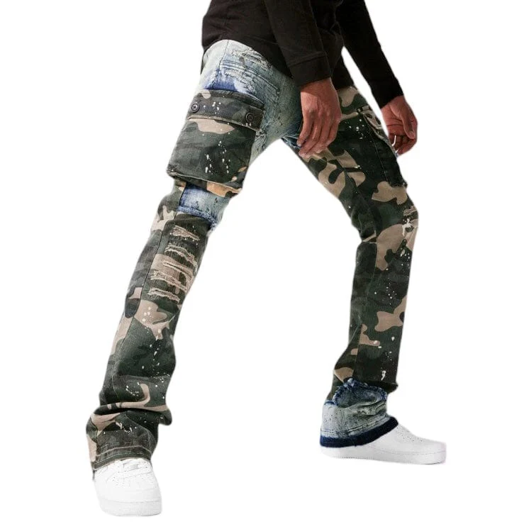 Jordan Craig Ross Stacked Platoon Denim (Woodland) JRF1142C - Image 3
