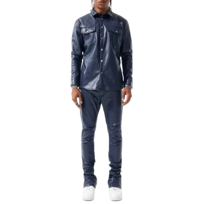Jordan Craig Ross Stacked Thriller Pants (Midnight Blue) JRF91636 - Image 2