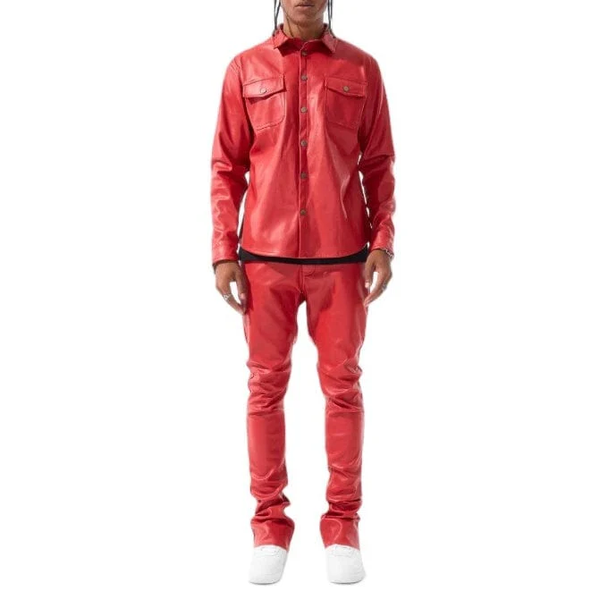 Jordan Craig Ross Stacked Thriller Pants (Red) JRF91636 - Image 2