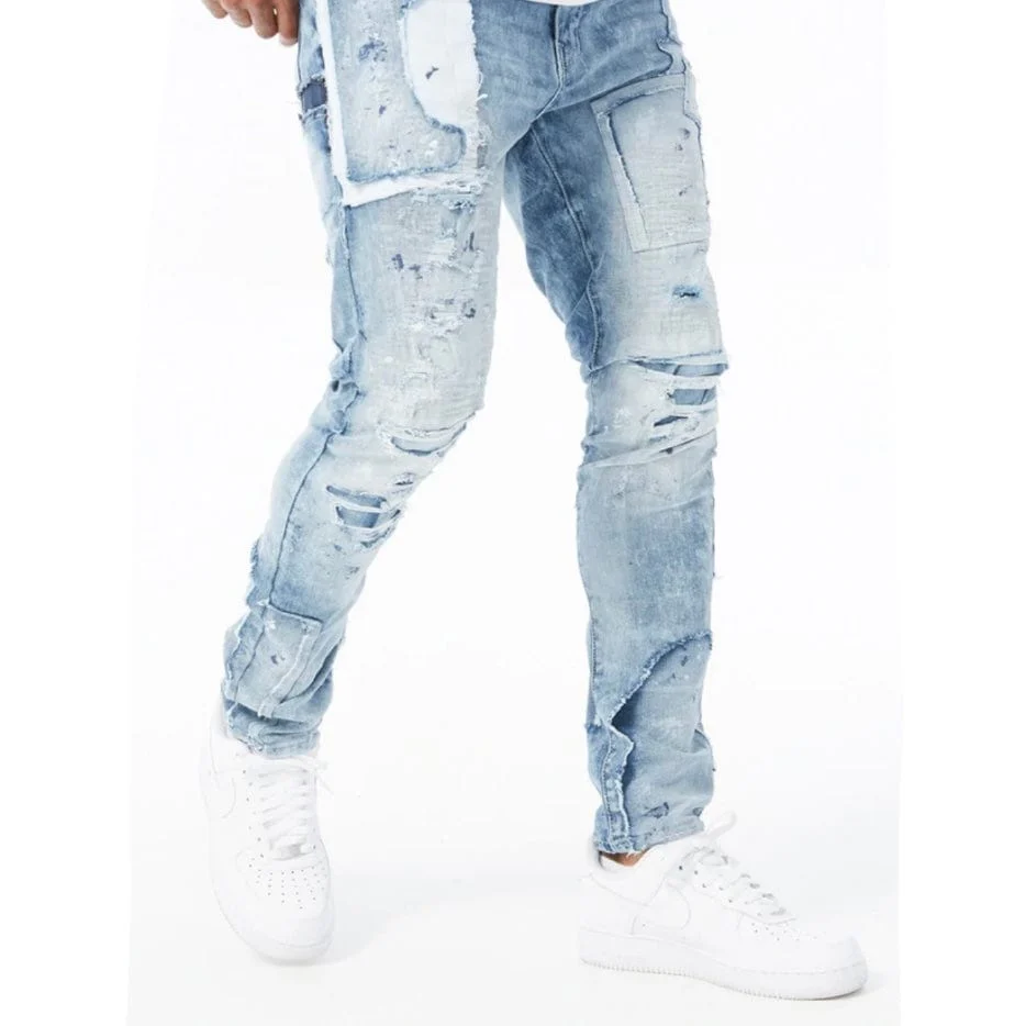 Jordan Craig Sean Washington Heights Denim (Destroyed Blue) JM3491 - Image 2