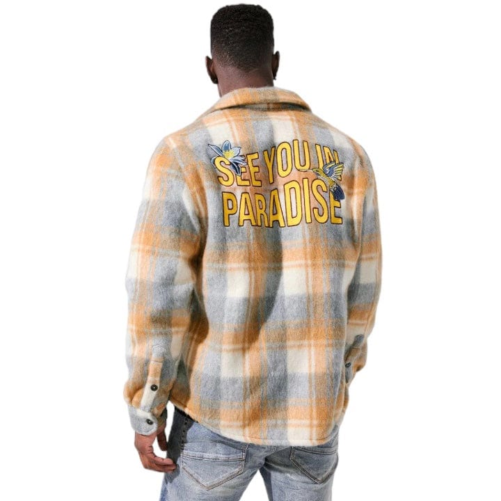 Jordan Craig See You In Paradise Flannel Jacket (Honey) - Image 4