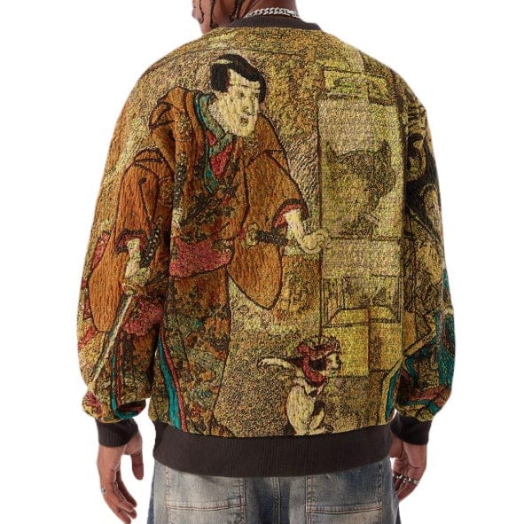Jordan Craig Silk Road Crewneck Sweater (Catfish) 3974 - Image 2