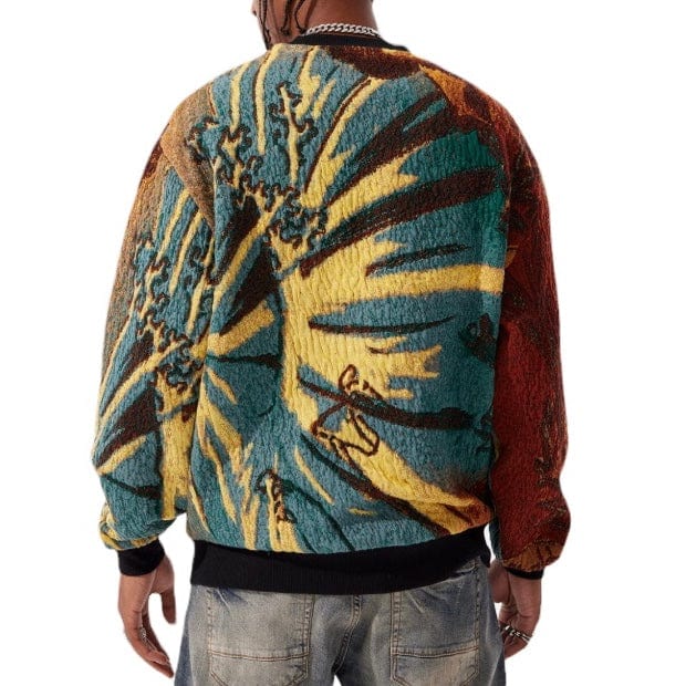 Jordan Craig Silk Road Crewneck Sweater (Gold Dragon) 3974 - Image 2