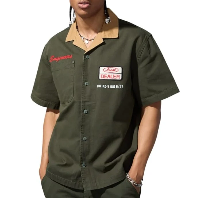 Jordan Craig The Re-Up Mechanic Shirt (Dark Green) 2058