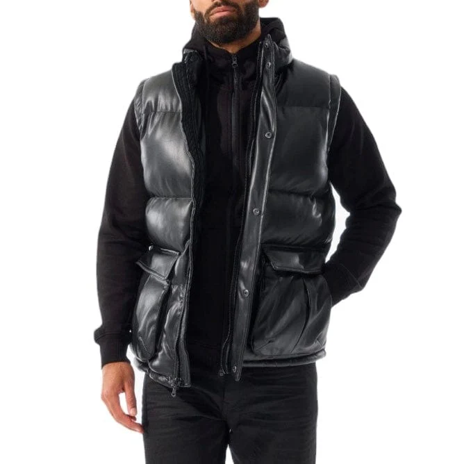 Jordan Craig Thriller Puffer Vest (Black) 9379V - Image 2