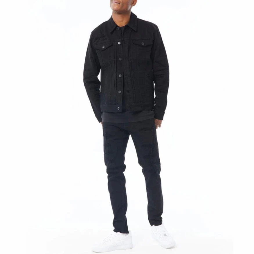 Jordan Craig Tribeca Twill Trucker Jacket (Black) JJ950R - Image 3