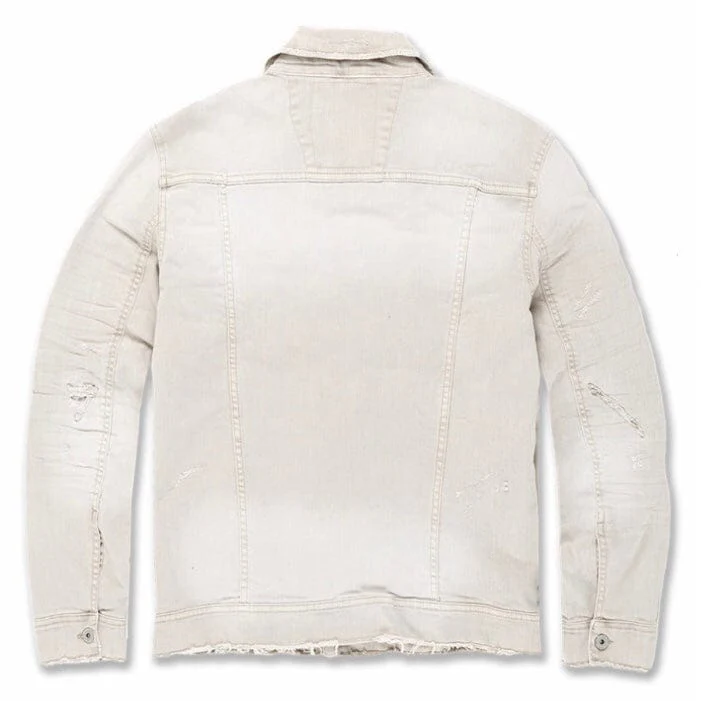 Jordan Craig Tribeca Twill Trucker Jacket (Cream Cloud) JJ950R - Image 2
