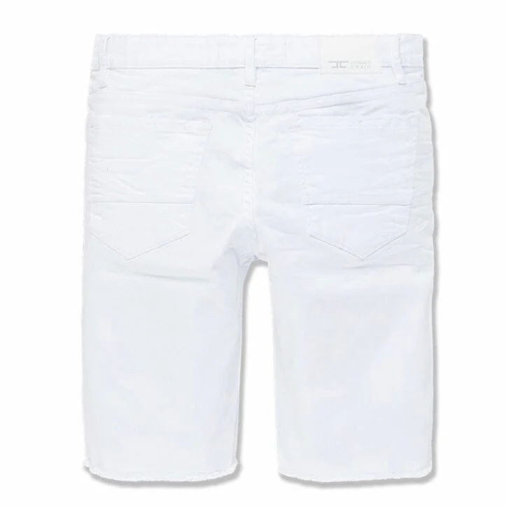 Jordan Craig Tulsa Twill Shorts (White) J3187S - Image 2