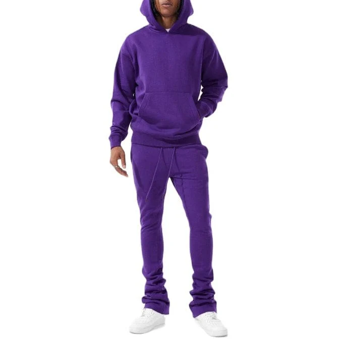 Jordan Craig Uptown Stacked Sweatpants (Court Purple) 8860L - Image 3