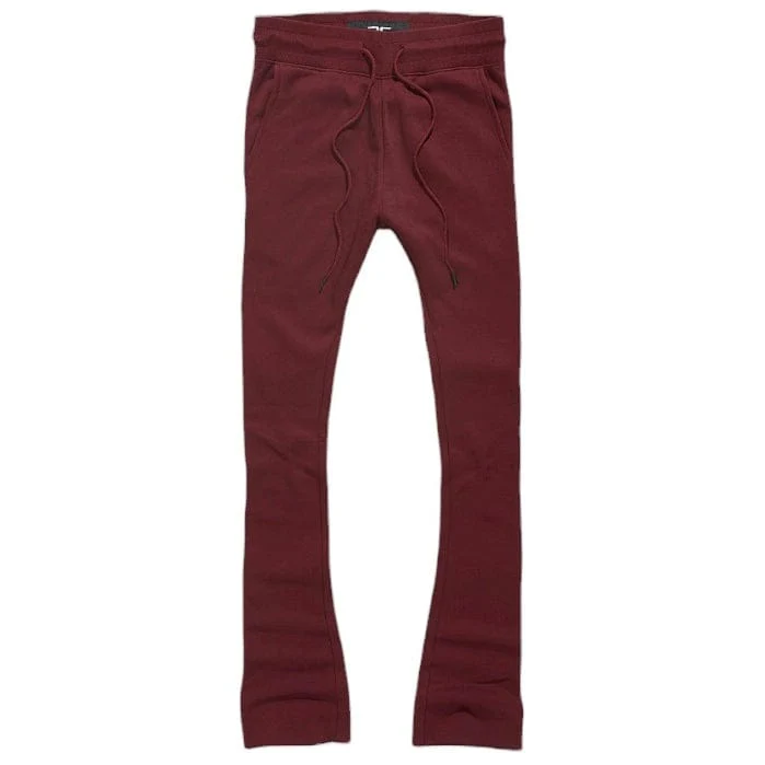 Jordan Craig Uptown Stacked Sweatpants (Wine)