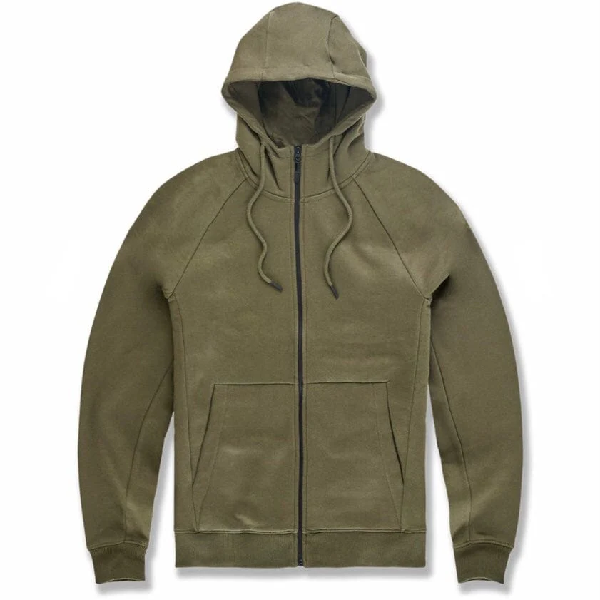 Jordan Craig Uptown Zip Up Hoodie (Olive) 8621H