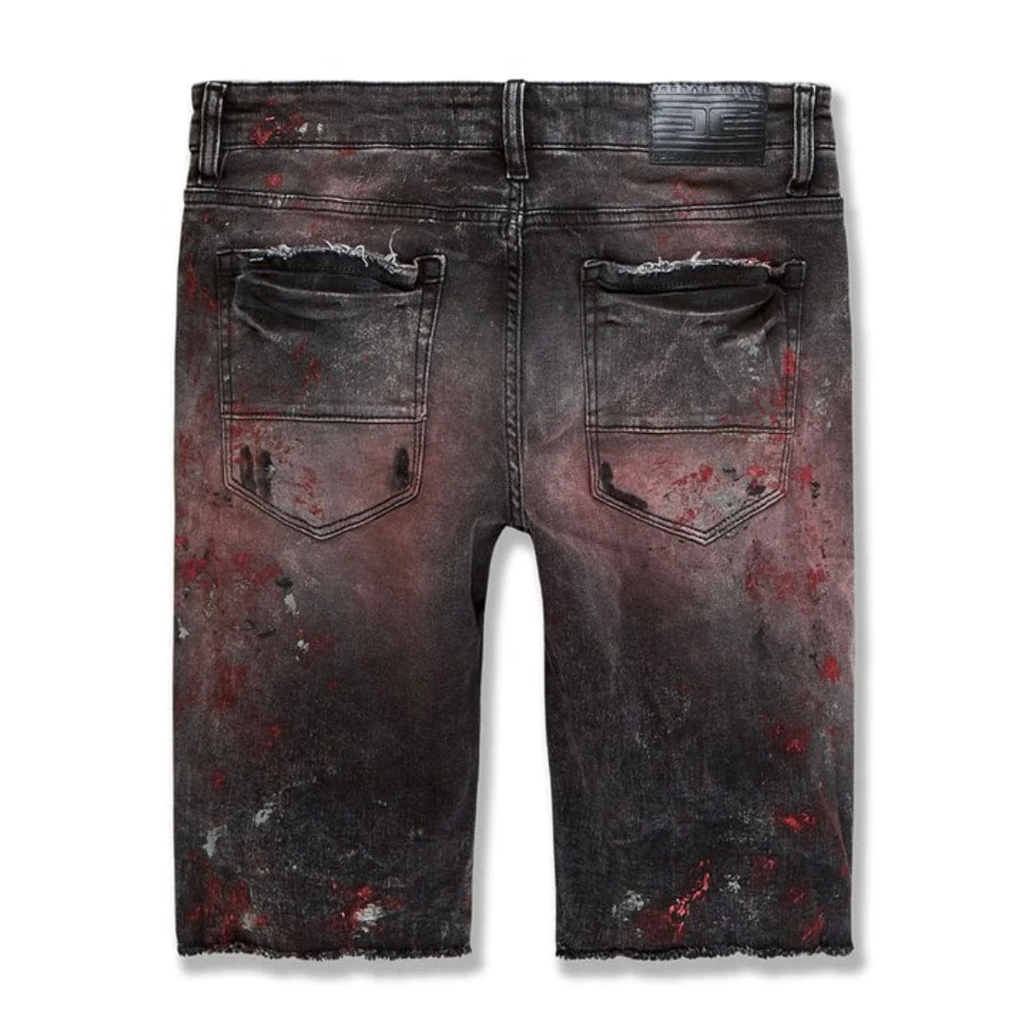 Jordan Craig Vegas Striped Denim Shorts (Bred) J3167S - Image 2