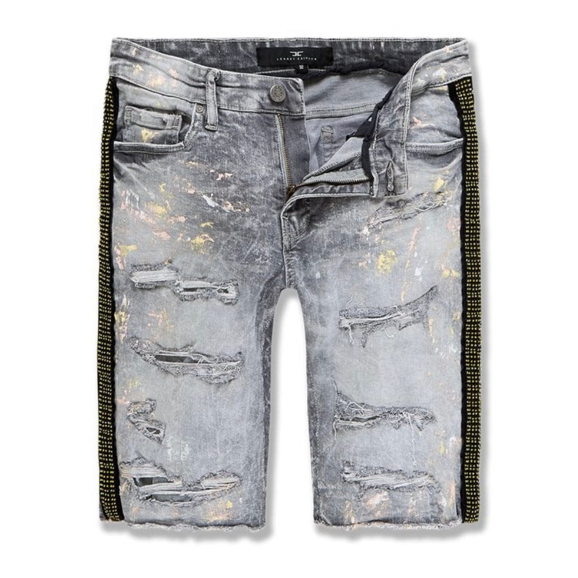 Jordan Craig  Vegas Striped Denim Shorts (Fog) J3167S