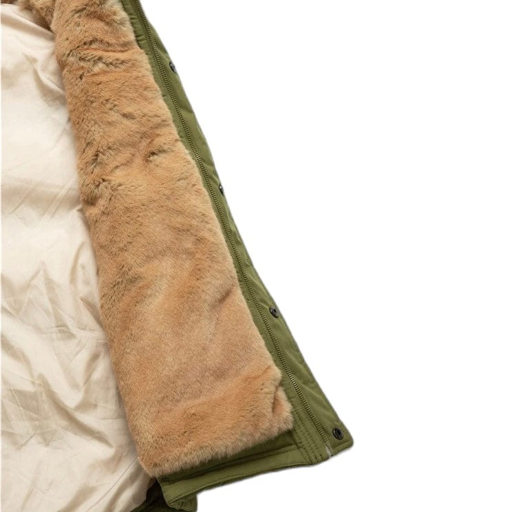 Jordan Craig Yukon Fur Lined Puffer Vest (Army Green) 9374V - Image 6