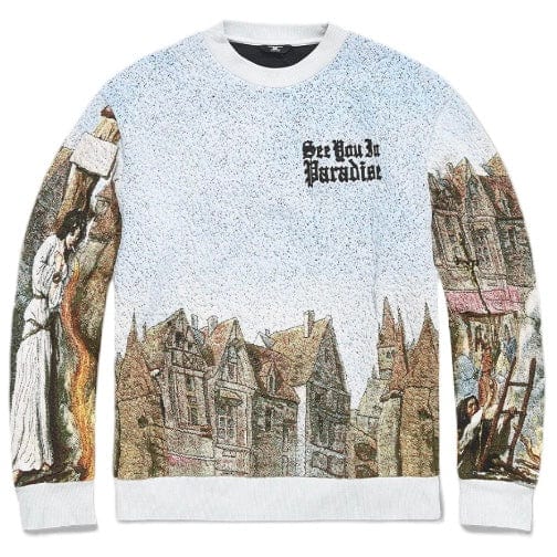 Jordan Craig Martyr Crewneck Sweater (Light Blue) 3978 - Image 7