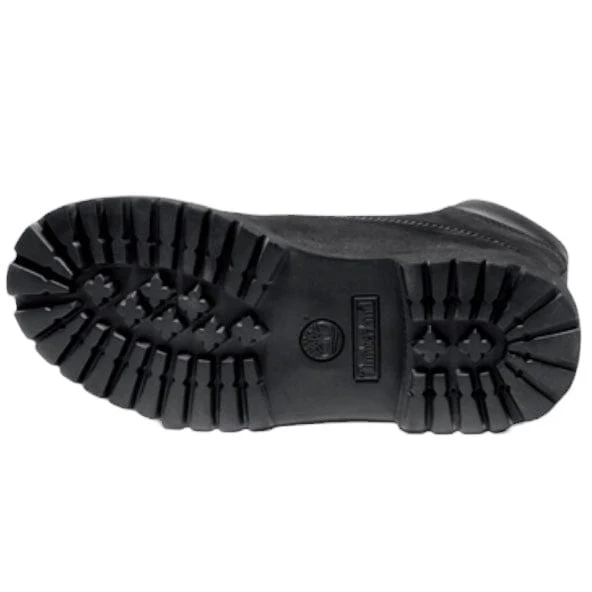 Junior Timberland Premium 6 In Waterproof Boots (Black Nubuck) TB-012907-001 - Image 3