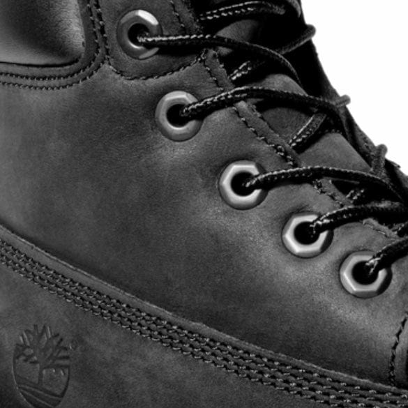 Junior Timberland Premium 6 In Waterproof Boots (Black Nubuck) TB-012907-001 - Image 7