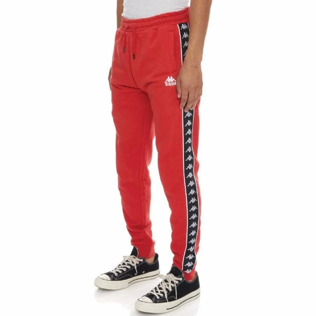 Kappa 222 Banda Alanz 2 Sweatpants (Red/Black) 311BHCW-A2I - Image 2