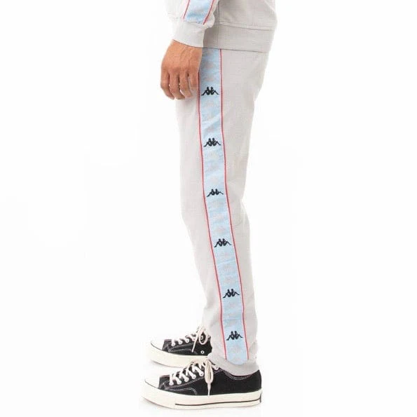 Kappa 222 Banda Alanz 3 Sweatpants (Grey/Blue/Red) - Image 2