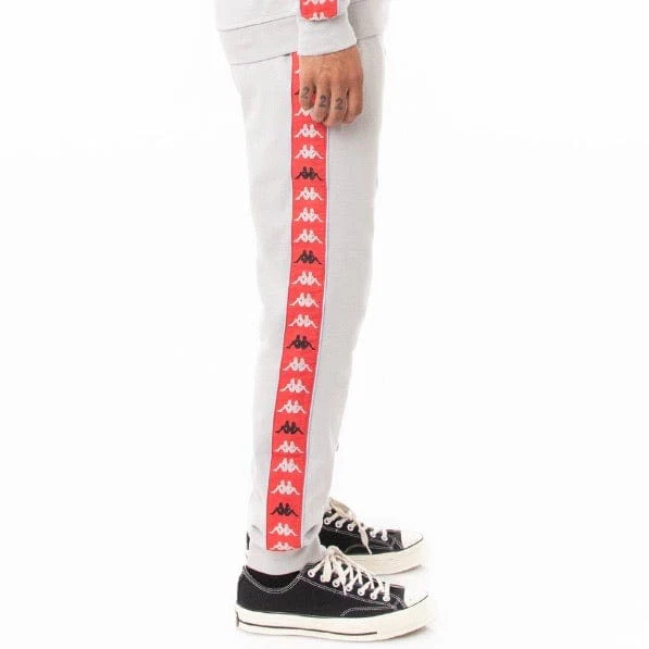Kappa 222 Banda Alanz 3 Sweatpants (Grey/Blue/Red) - Image 4