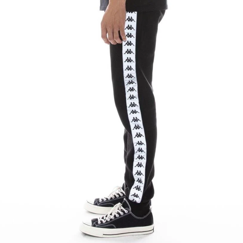 Kappa 222 Banda Dariis Reflective Sweatpant Blk - Image 2