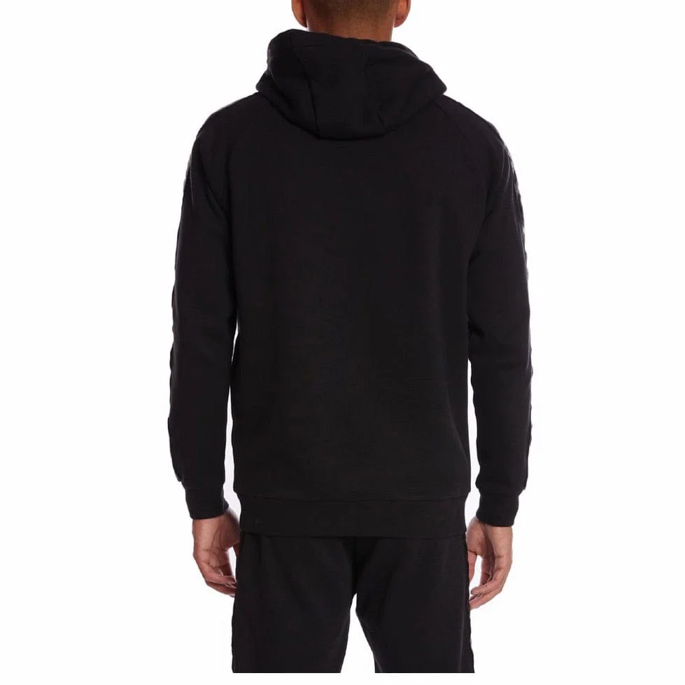 Kappa 222 Banda Hurtado 2 Hoodie (Black/Grey Dk) - Image 3