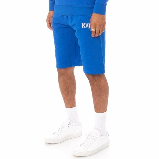 Kappa Authentic Sangone Shorts (Blue/Lime-Orange/Grey) 34157FW - Image 2