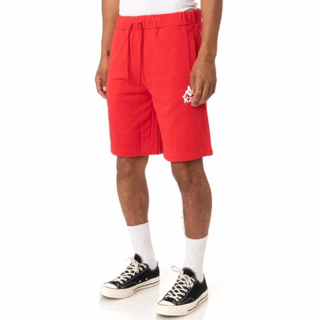 Kappa Authentic Uppsala Shorts (Red/White) 33154GW - Image 2