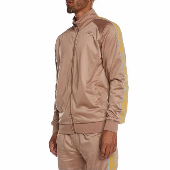 Kappa Logo Tape Artem 2 Track Jacket (Brown/Orange-Blue/Beige) 311B7TW - Image 2