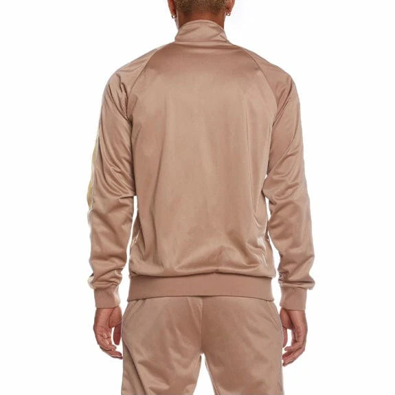 Kappa Logo Tape Artem 2 Track Jacket (Brown/Orange-Blue/Beige) 311B7TW - Image 4