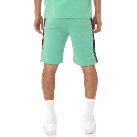 Kappa Logo Tape Asved 2 Shorts (Green/Black-Blue/White) 34152QW - Image 4