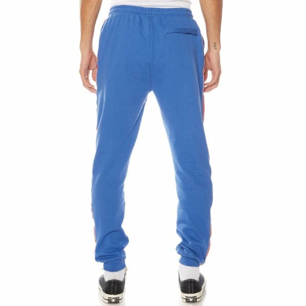 Kappa Logo Tape Danira Trackpants (Blue/Grey/Red) 321C4UW - Image 4