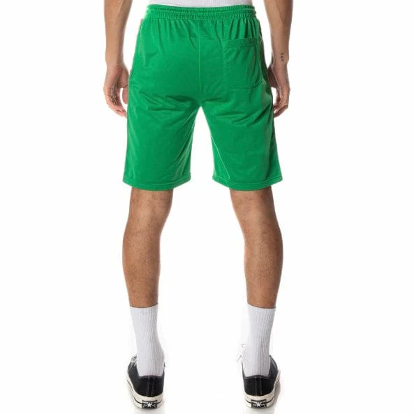 Kappa Logo Tape Dasved Shorts (Green/Grey/Red) 311E2BW - Image 4