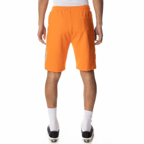 Kappa Logo Tape Dasved Shorts (Orange/Grey/Black) 311E2BW - Image 4